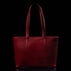 von baer elegance womens leather tote bag red front view