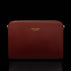 von baer model 1 small leather handbag red front view