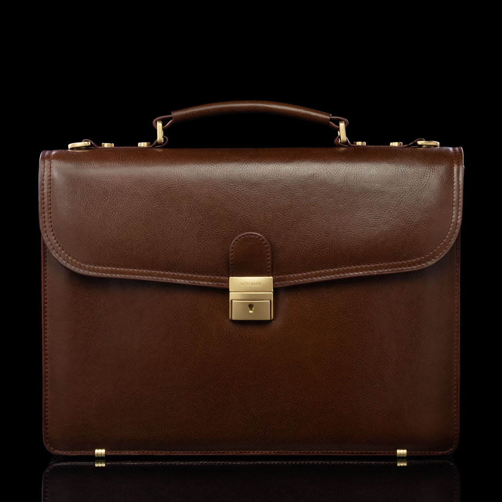 Full Grain Leather Briefcases for Men