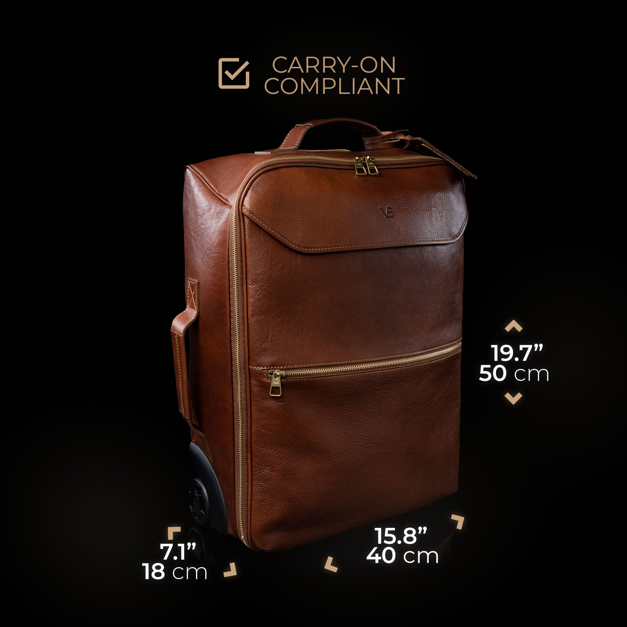 Leather carry on suitcase online