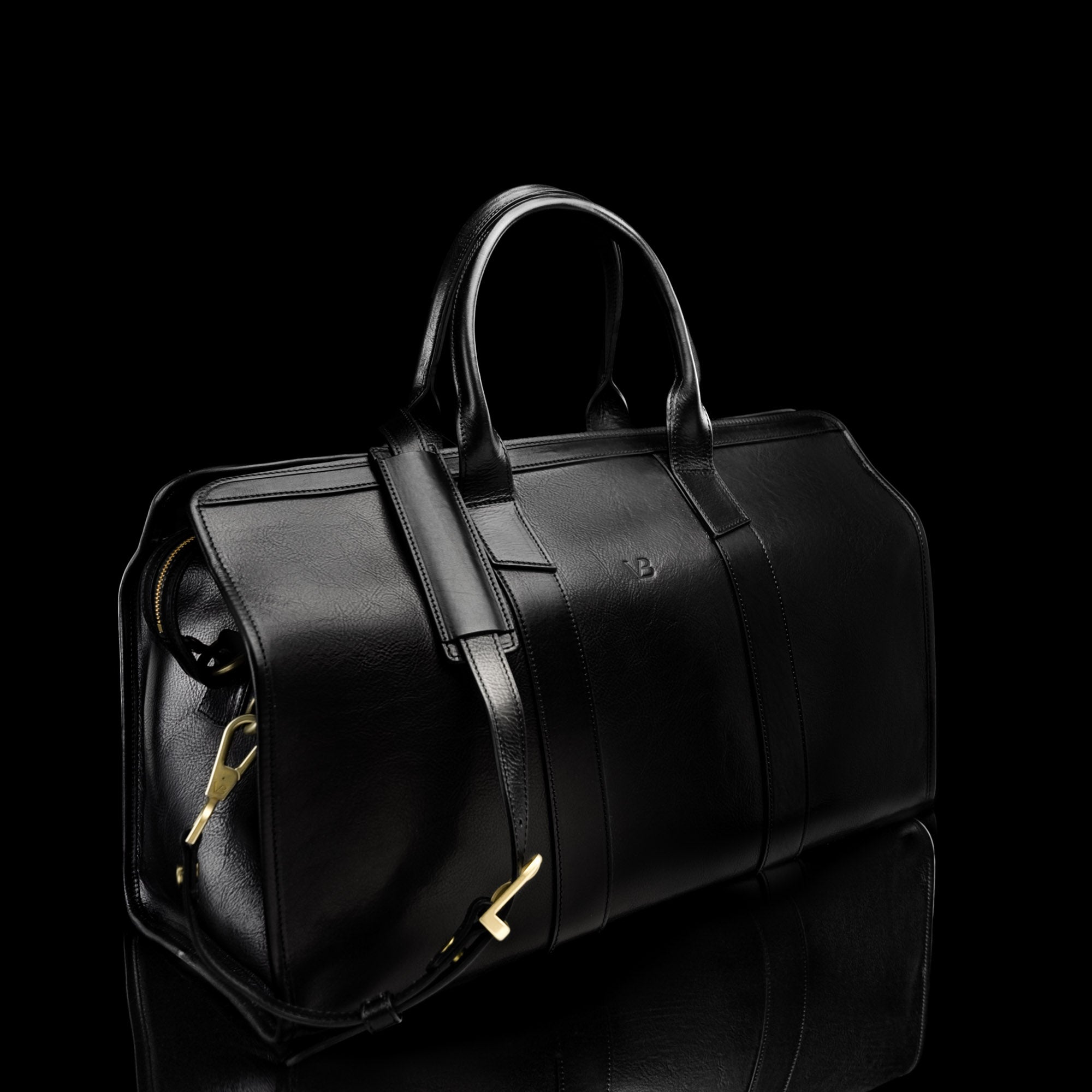 Luxury Full Grain Leather Weekender Bag for Women with Detachable ...