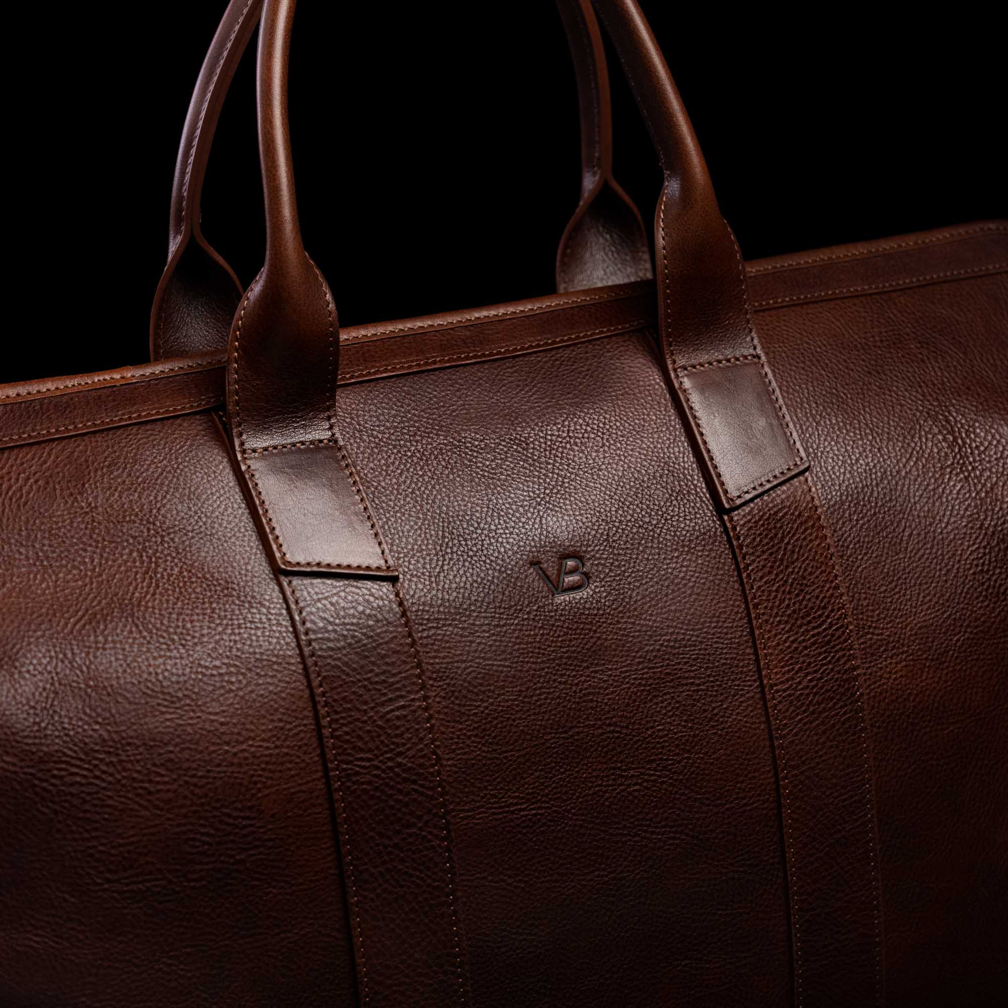 Luxury Full Grain Leather Weekender Bag for Women with Detachable ...