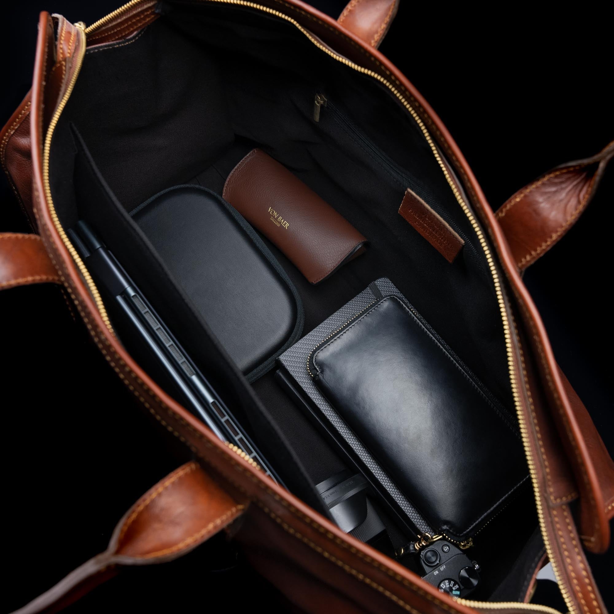 Luxury Full Grain Leather Weekender Bag for Women with Detachable ...